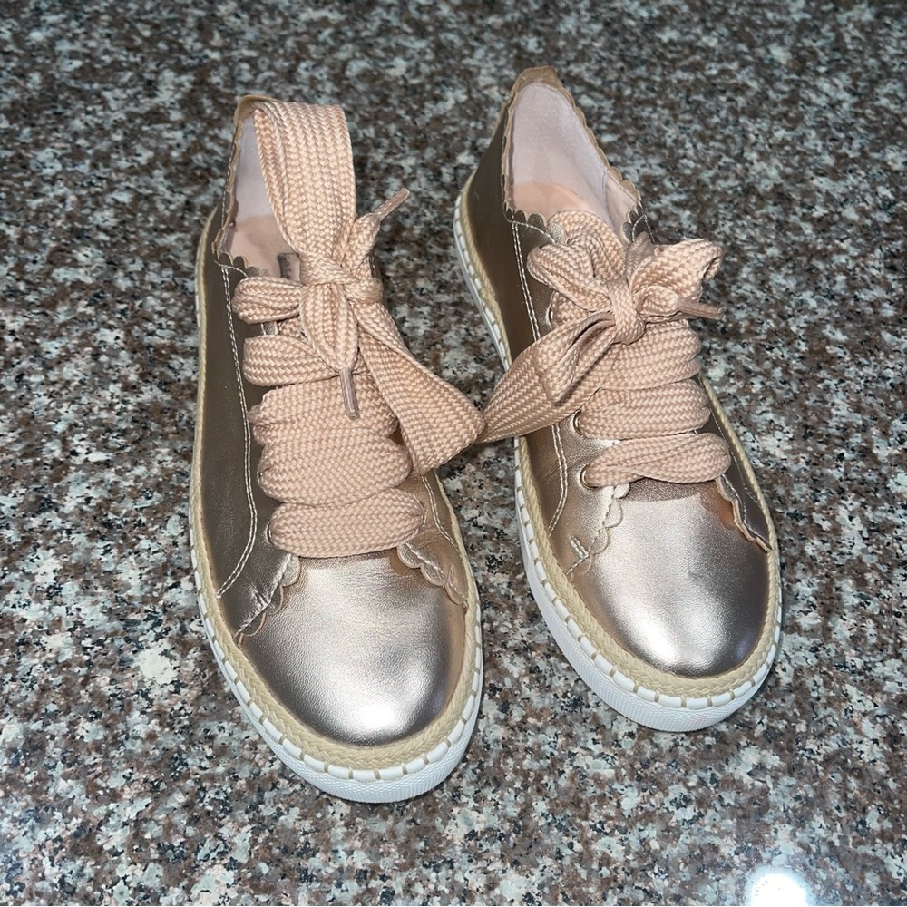Kate Spade Lena Rose Gold Sneakers - Picture 9 of 9